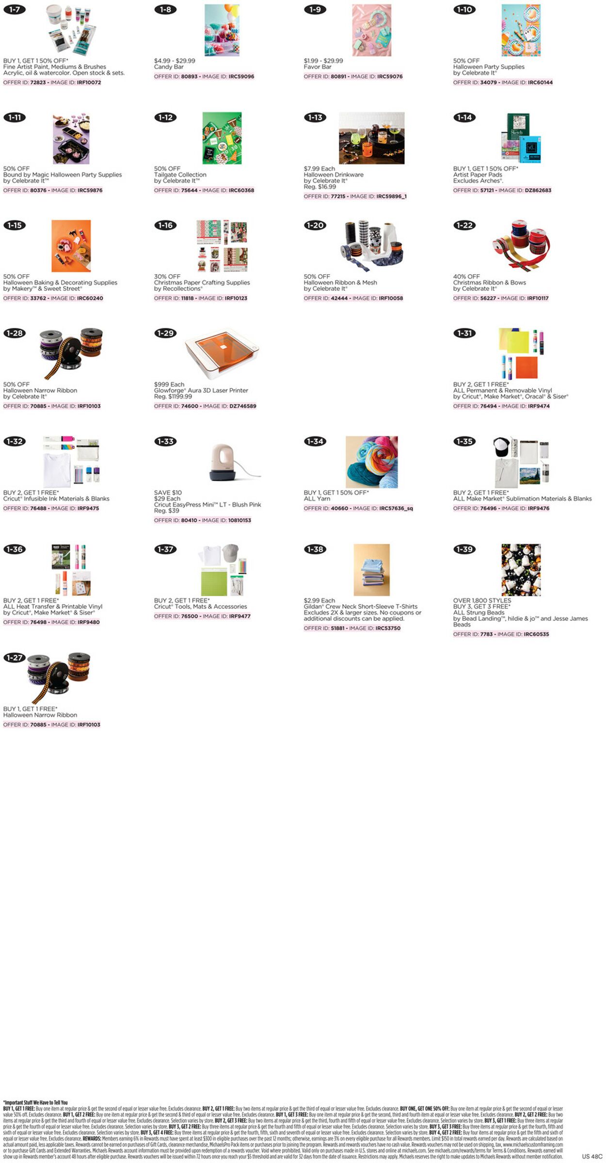 Catalogue Michaels from 10/18/2026