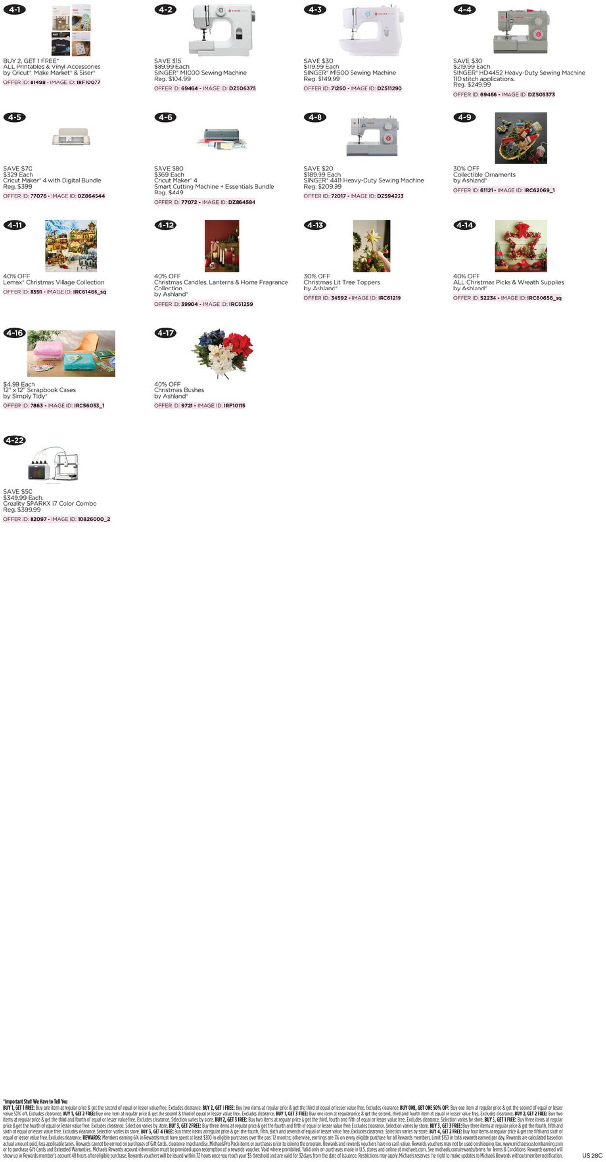 Catalogue Michaels from 10/18/2026