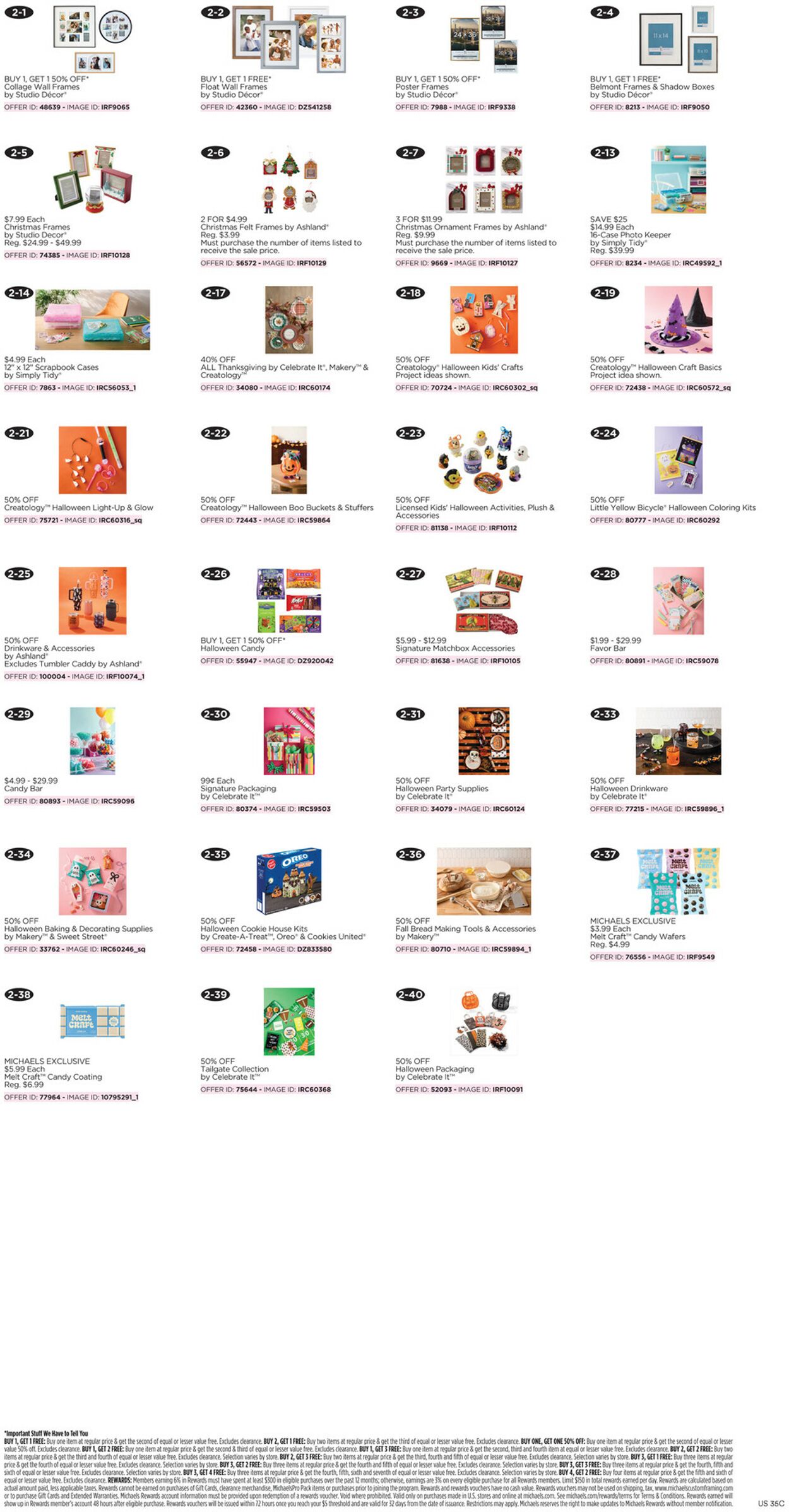 Catalogue Michaels from 10/25/2026