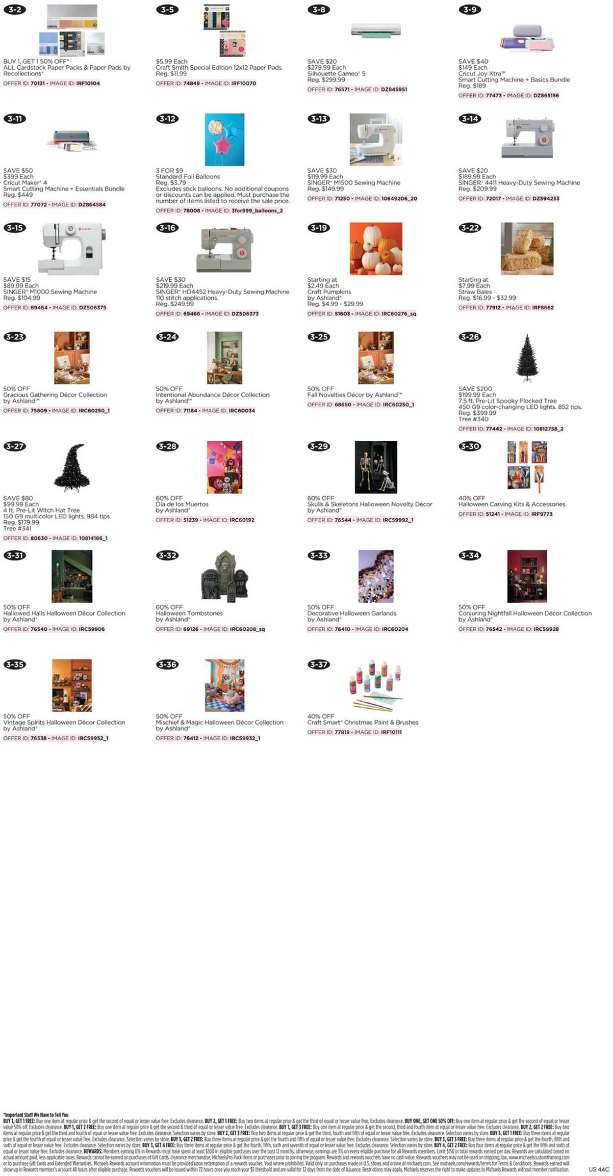 Catalogue Michaels from 10/25/2026