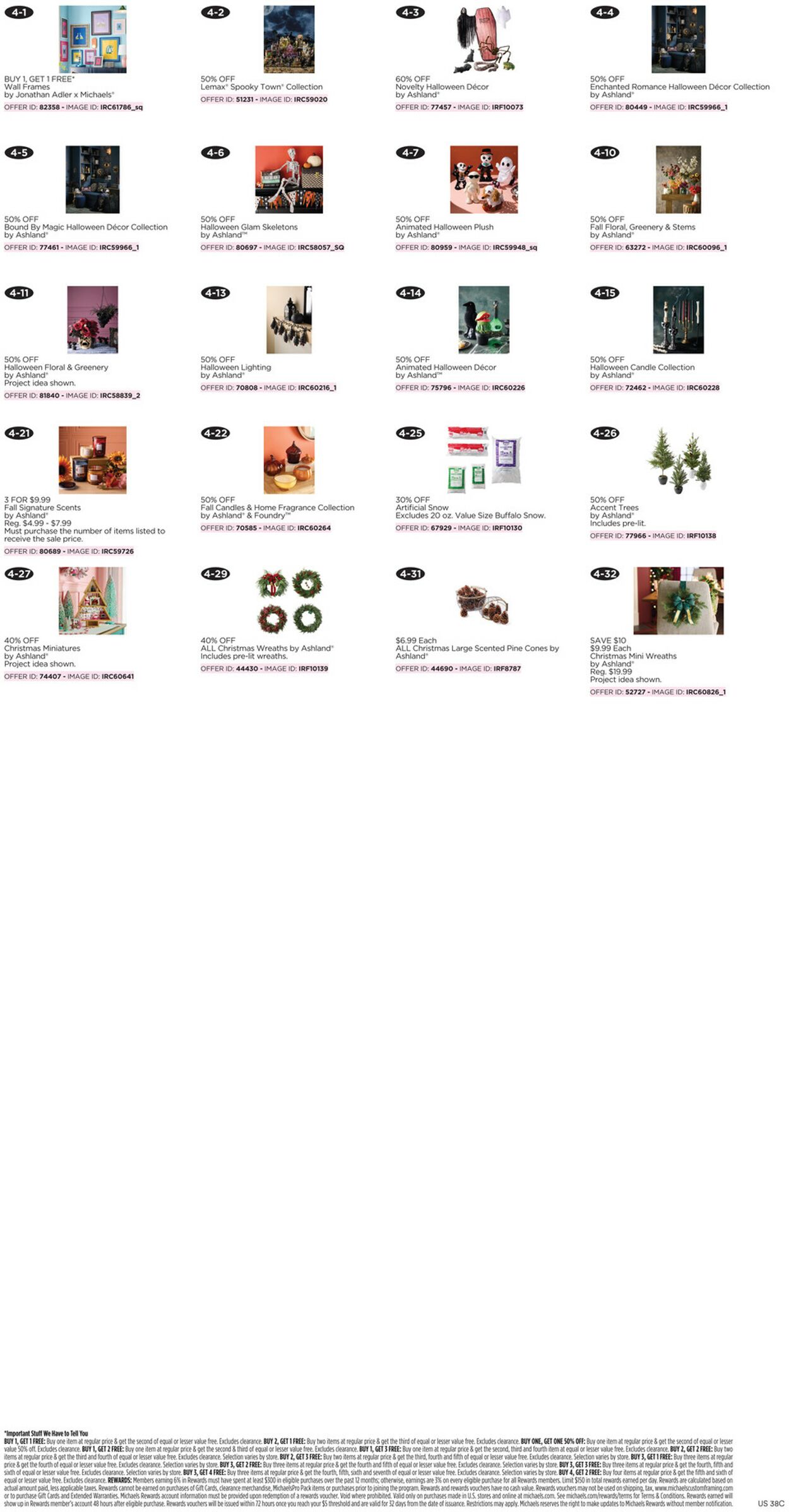 Catalogue Michaels from 10/25/2026