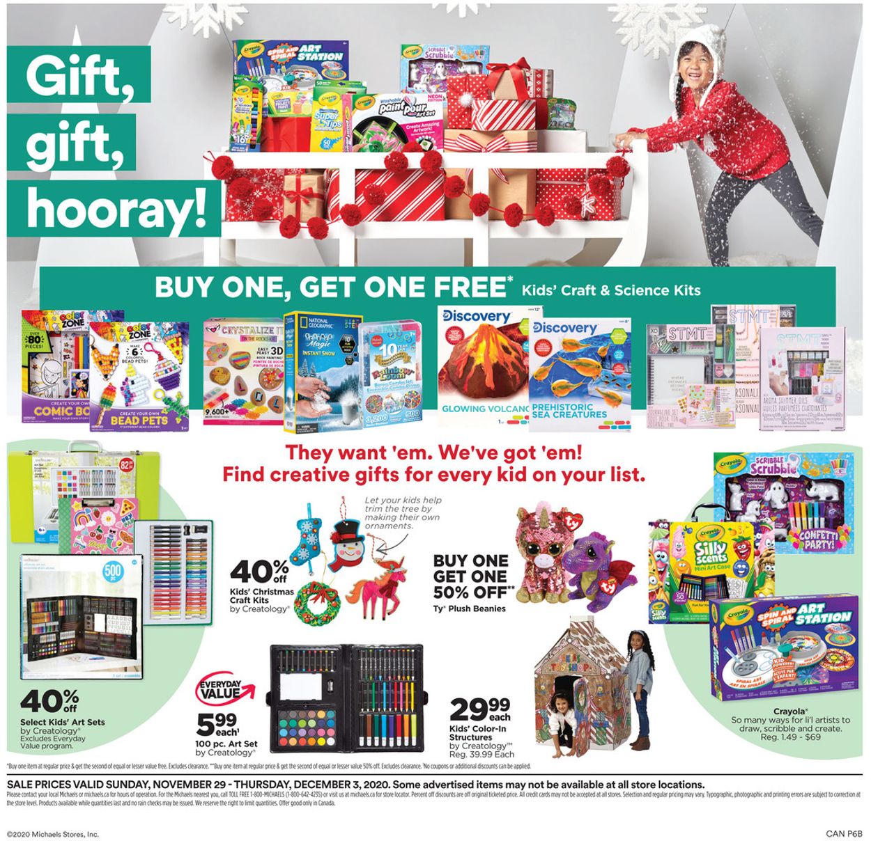 Michaels Cyber Monday 2020 Current weekly ad 11/29 12/03/2020 [6