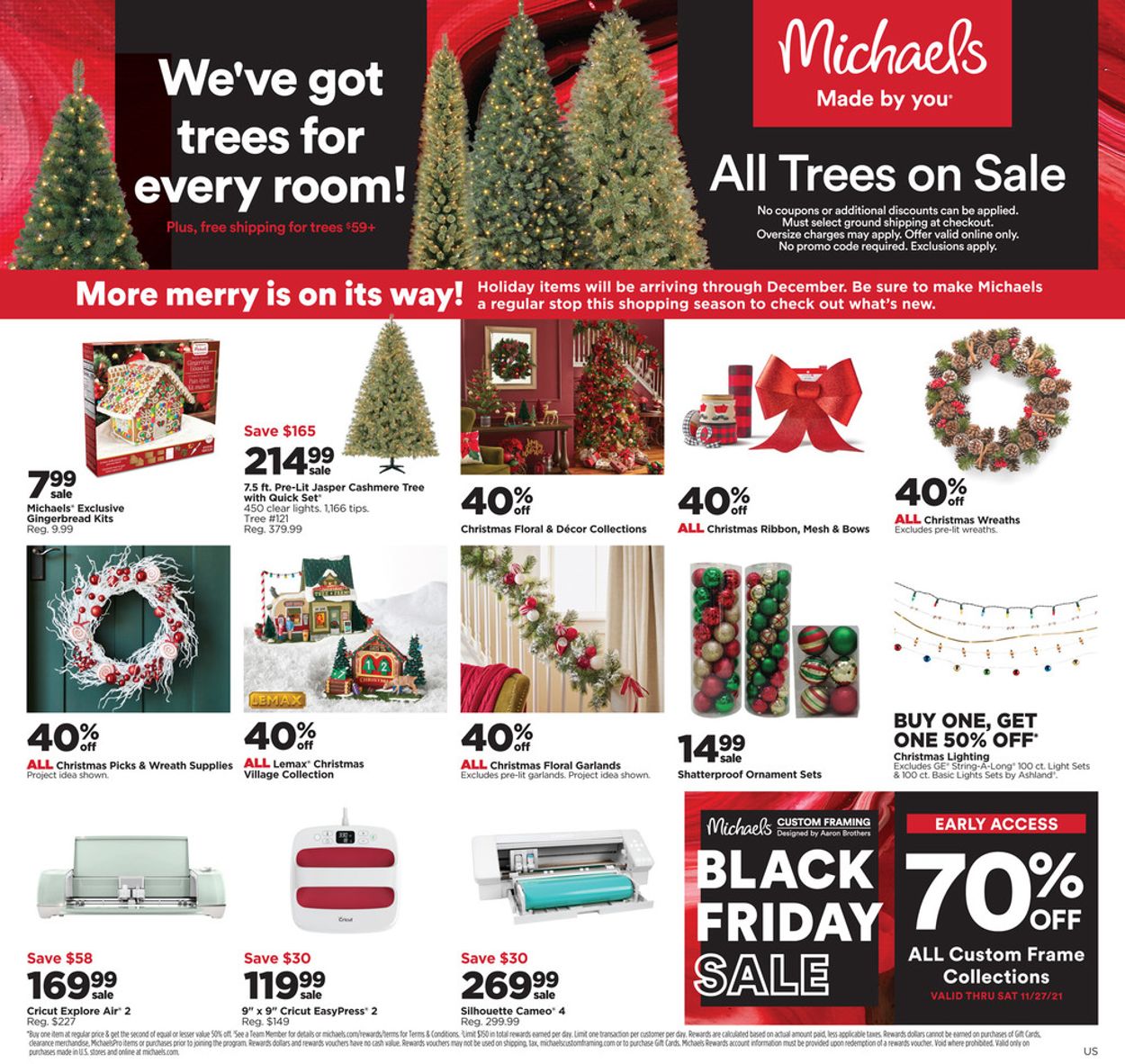 Catalogue Michaels BLACK FRIDAY 2021 from 11/21/2021