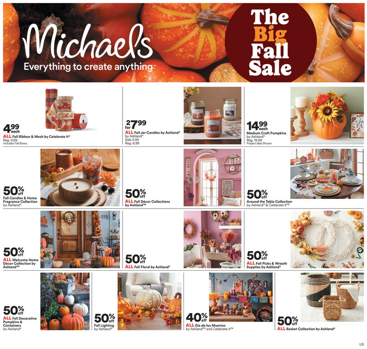 Catalogue Michaels from 09/10/2023