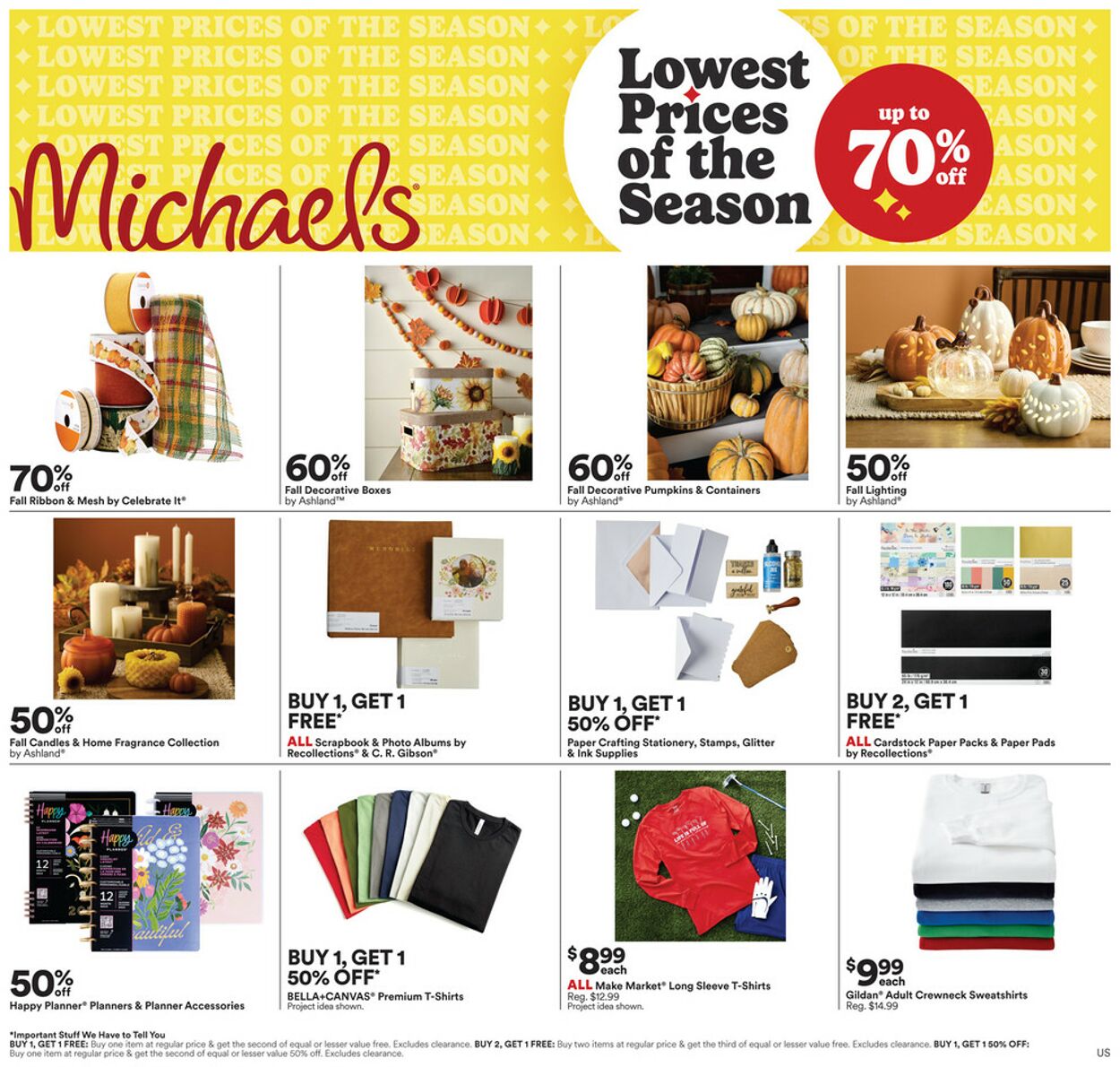 Catalogue Michaels from 09/13/2024