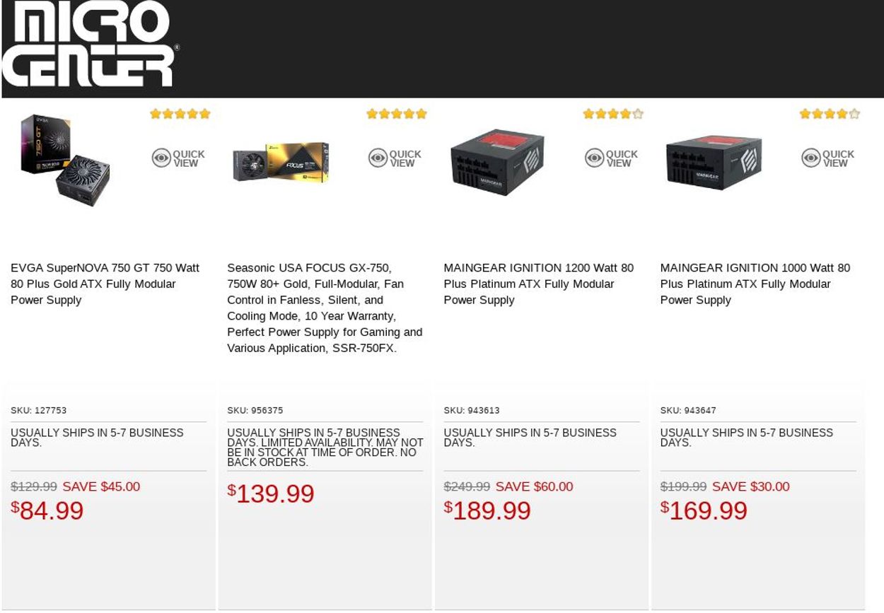 Catalogue Micro Center from 08/09/2022