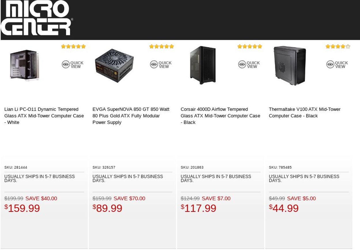 Catalogue Micro Center from 08/09/2022