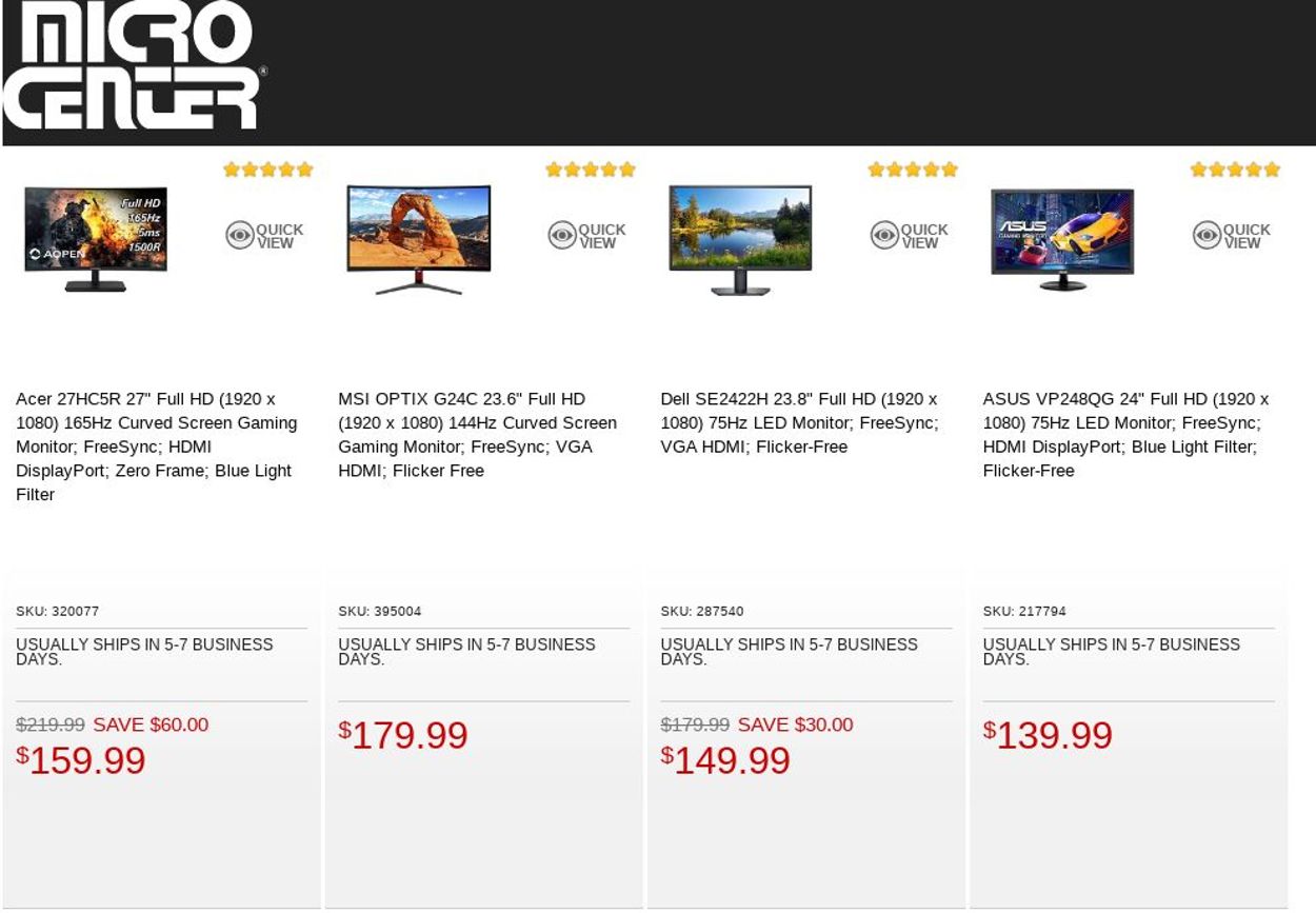 Catalogue Micro Center from 08/23/2022