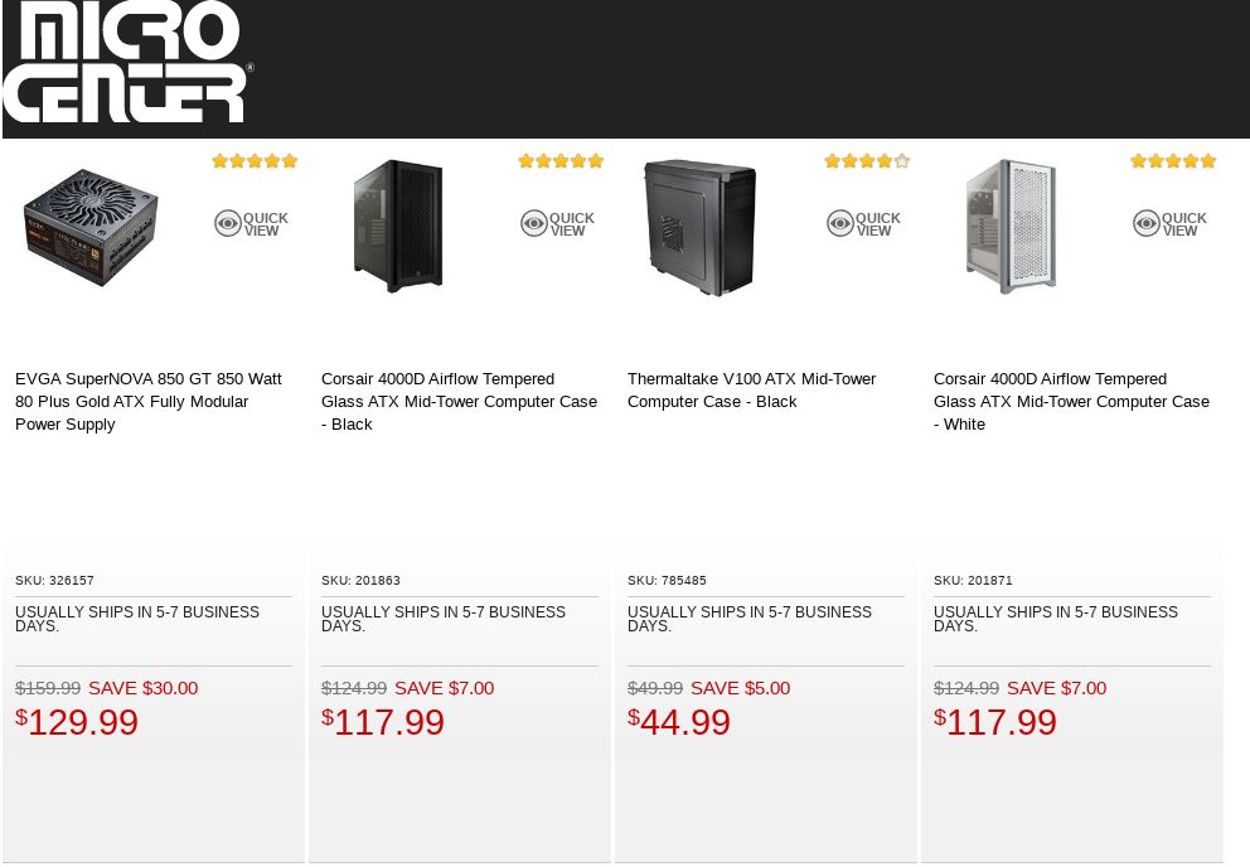 Catalogue Micro Center from 08/23/2022