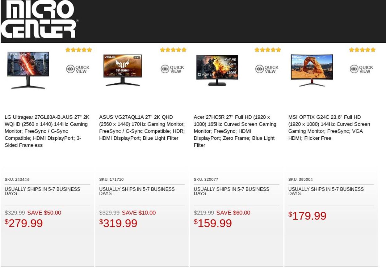 Catalogue Micro Center from 08/30/2022