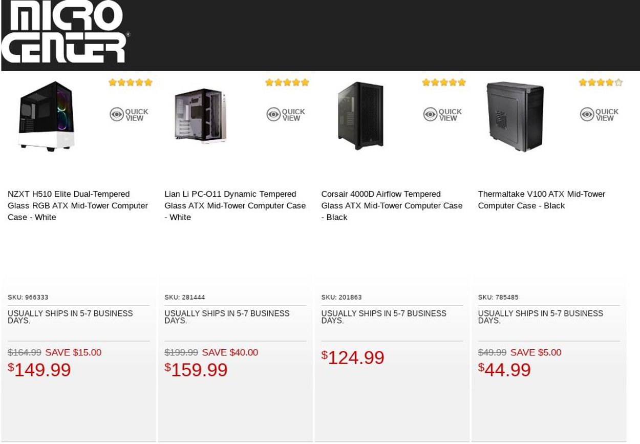 Catalogue Micro Center from 08/30/2022