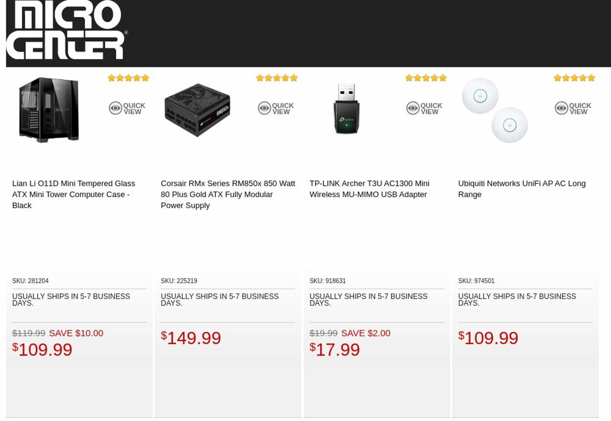 Catalogue Micro Center from 09/06/2022