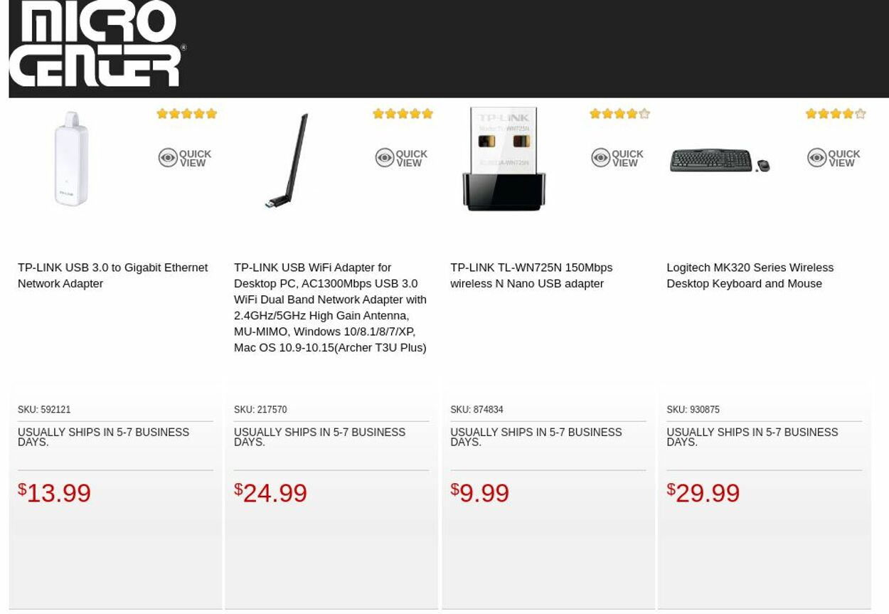 Catalogue Micro Center from 09/06/2022