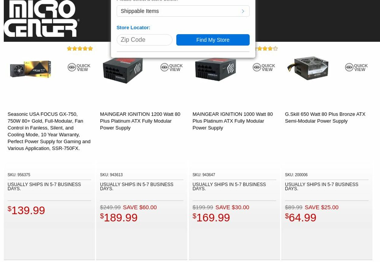 Catalogue Micro Center from 09/13/2022