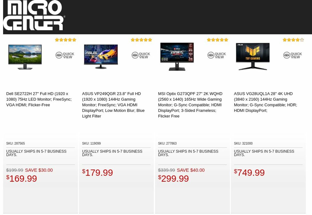 Catalogue Micro Center from 09/20/2022