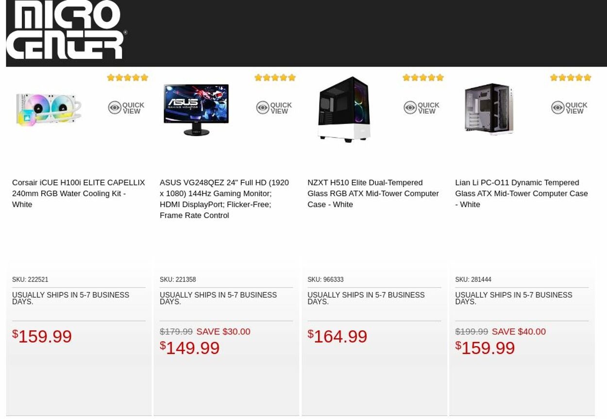 Catalogue Micro Center from 10/04/2022