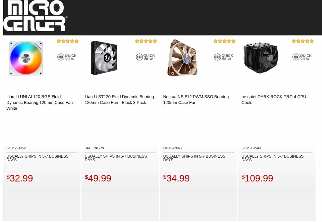 Catalogue Micro Center from 10/11/2022