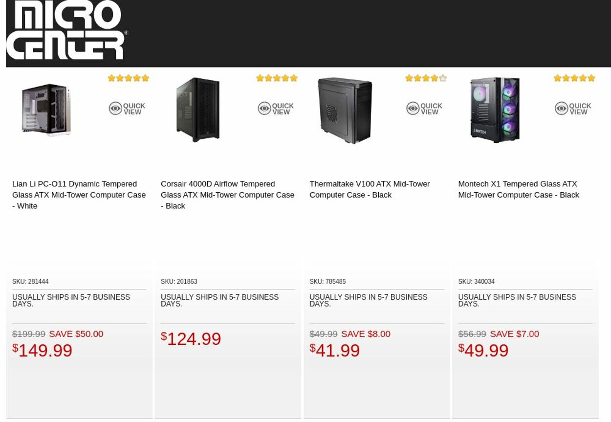 Catalogue Micro Center from 11/01/2022