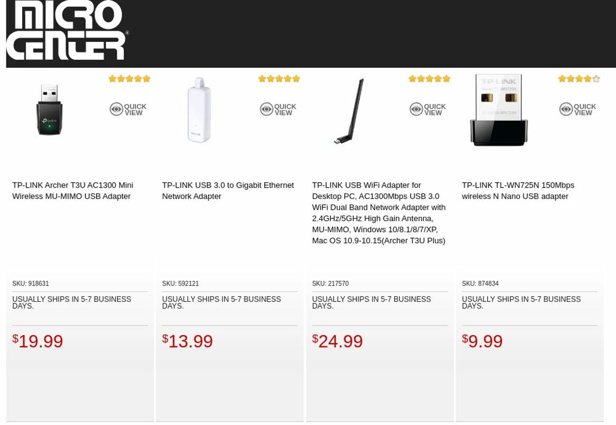 Catalogue Micro Center from 11/01/2022