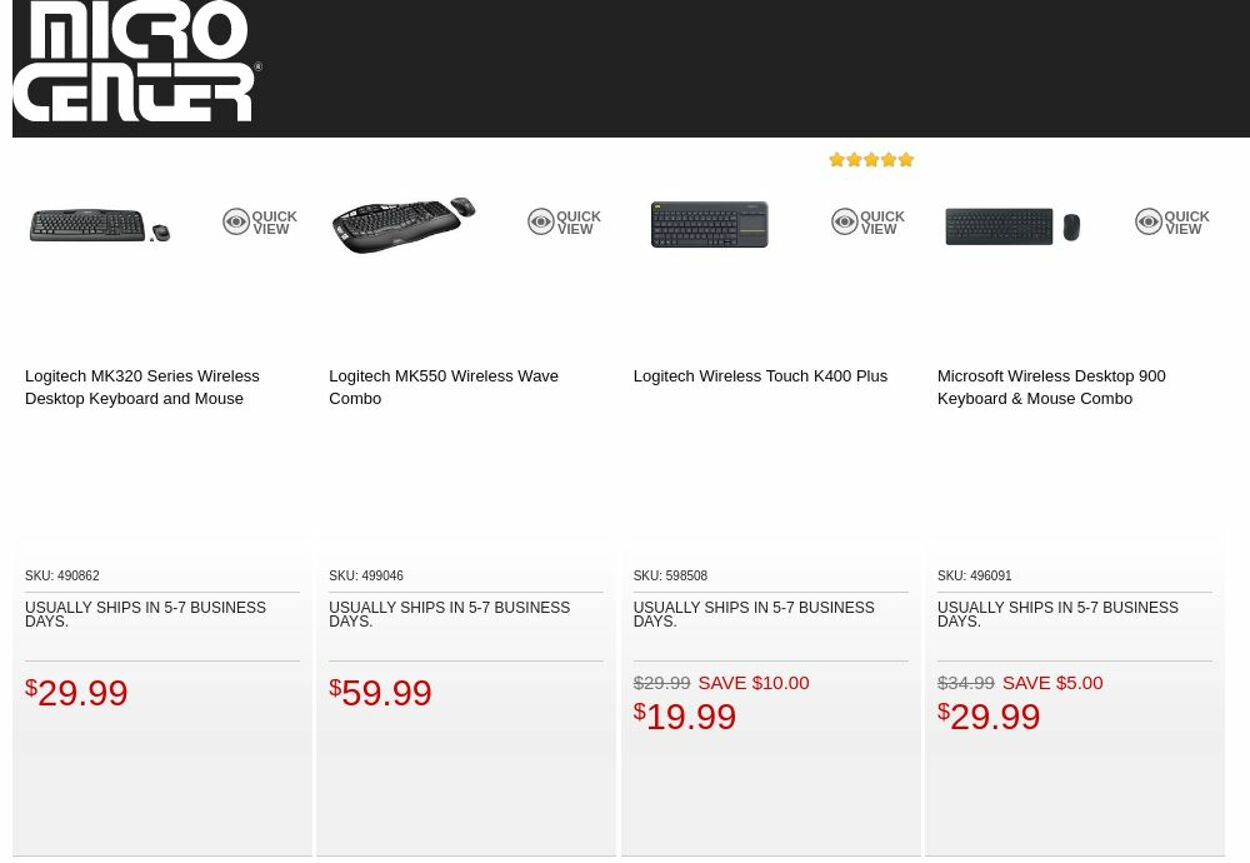 Catalogue Micro Center from 11/01/2022