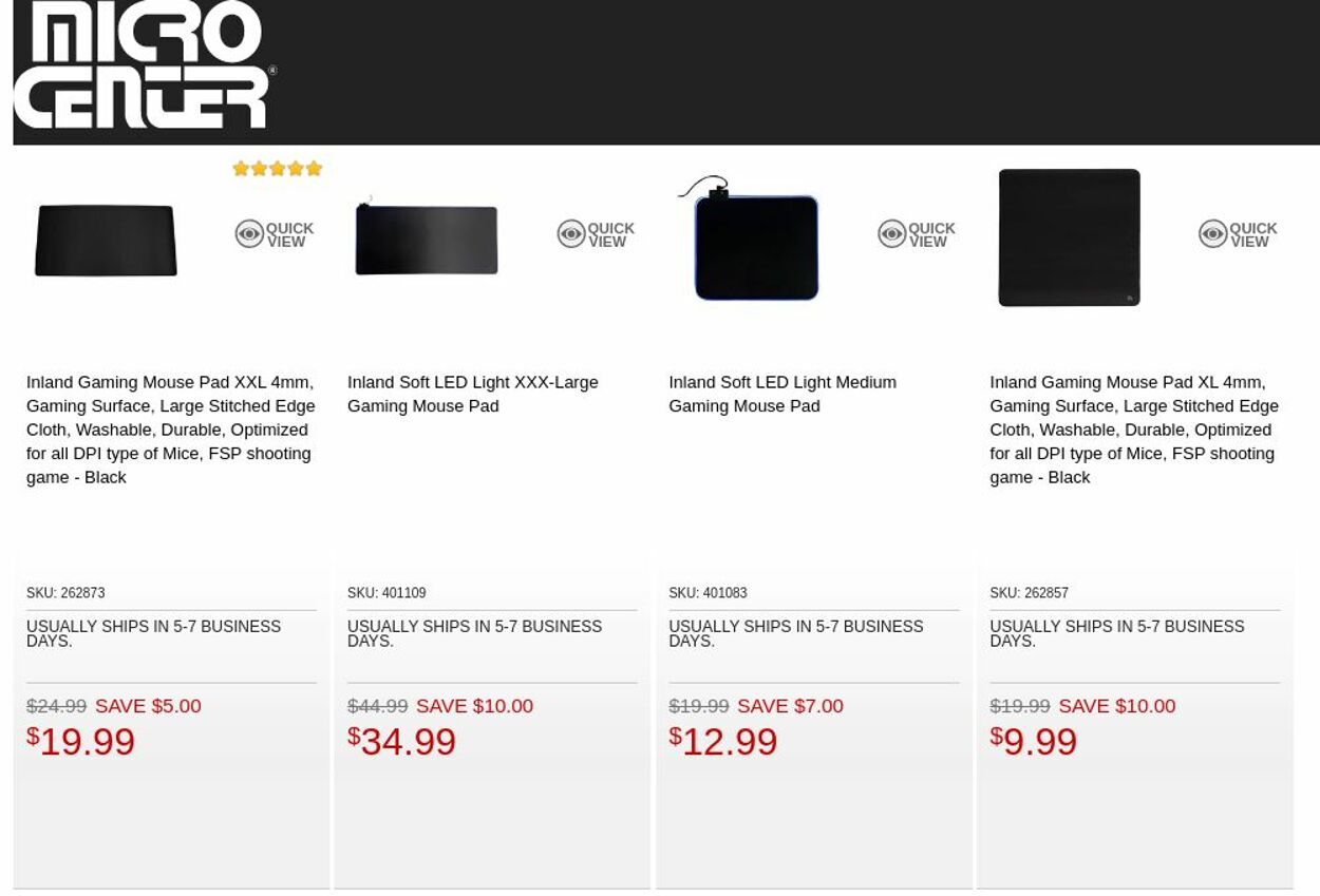 Catalogue Micro Center from 11/29/2022