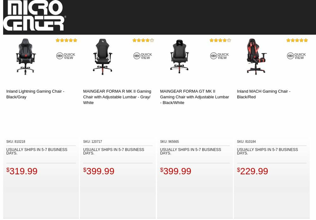 Catalogue Micro Center from 12/13/2022