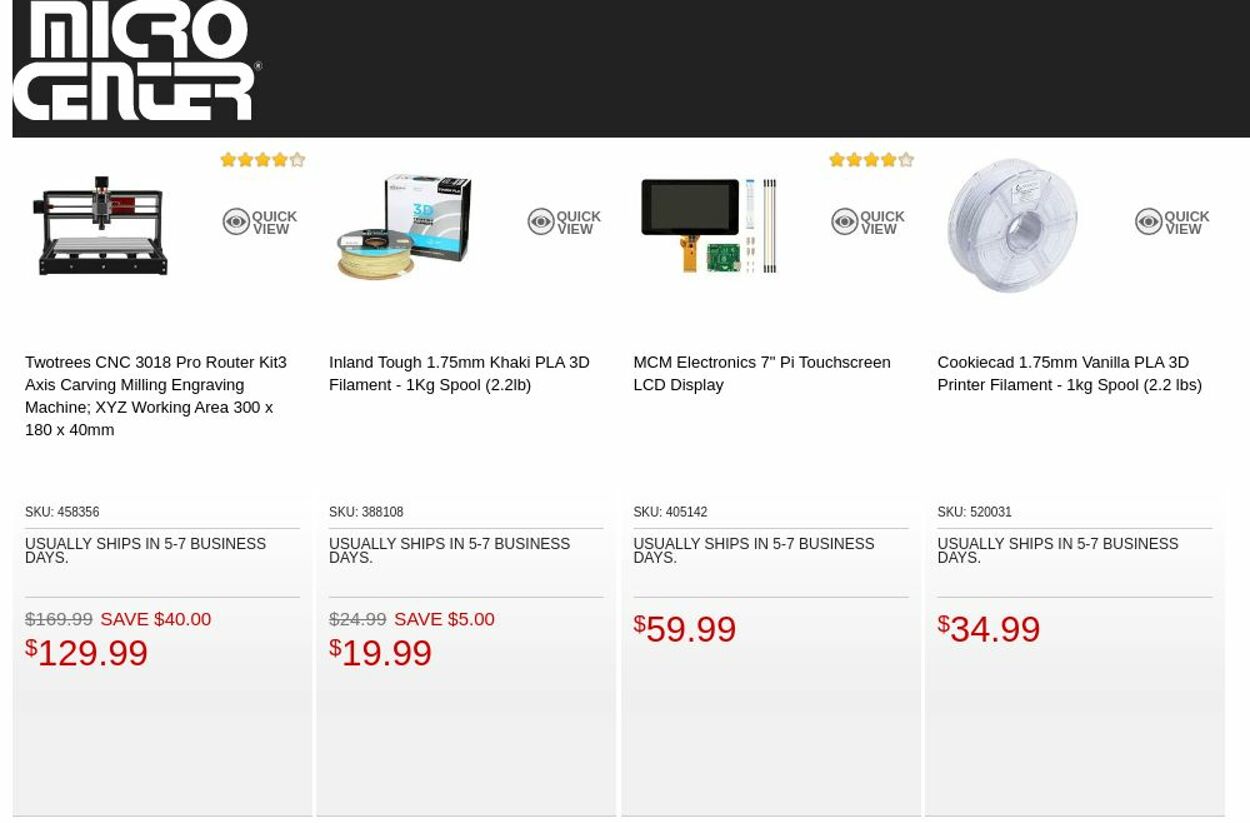 Catalogue Micro Center from 02/07/2023
