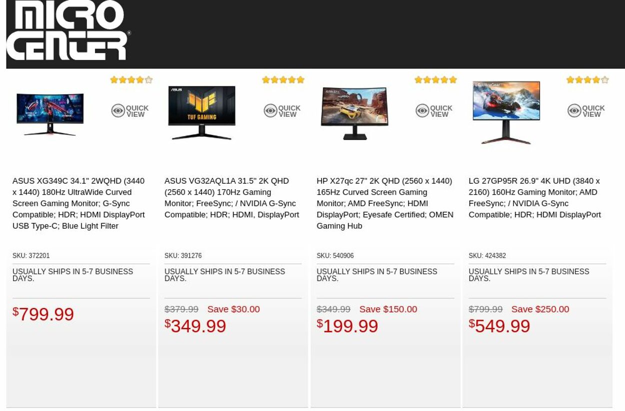 Catalogue Micro Center from 03/21/2023