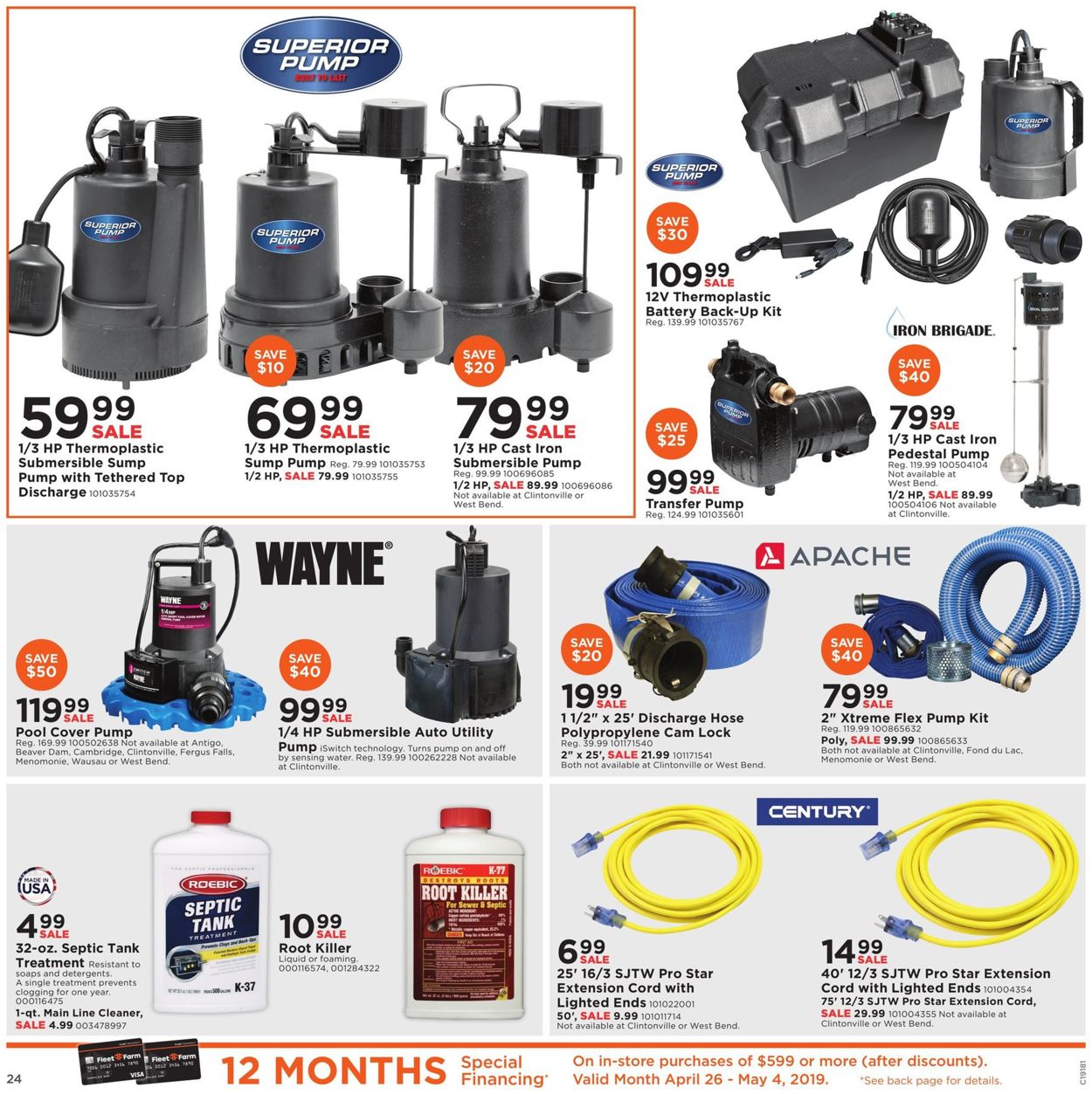 Catalogue Mills Fleet Farm from 04/26/2019