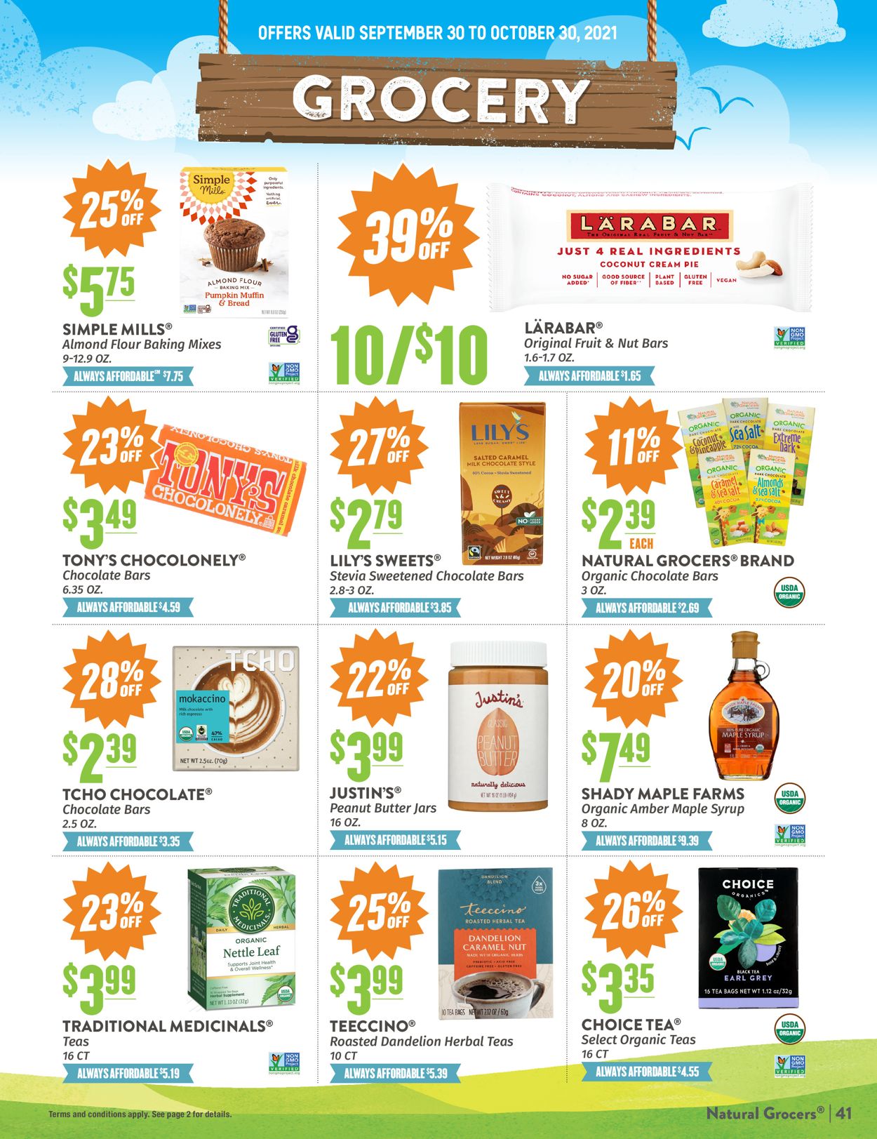 Catalogue Natural Grocers from 09/30/2021