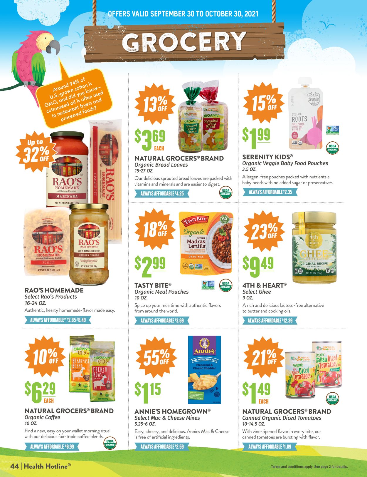 Catalogue Natural Grocers from 09/30/2021