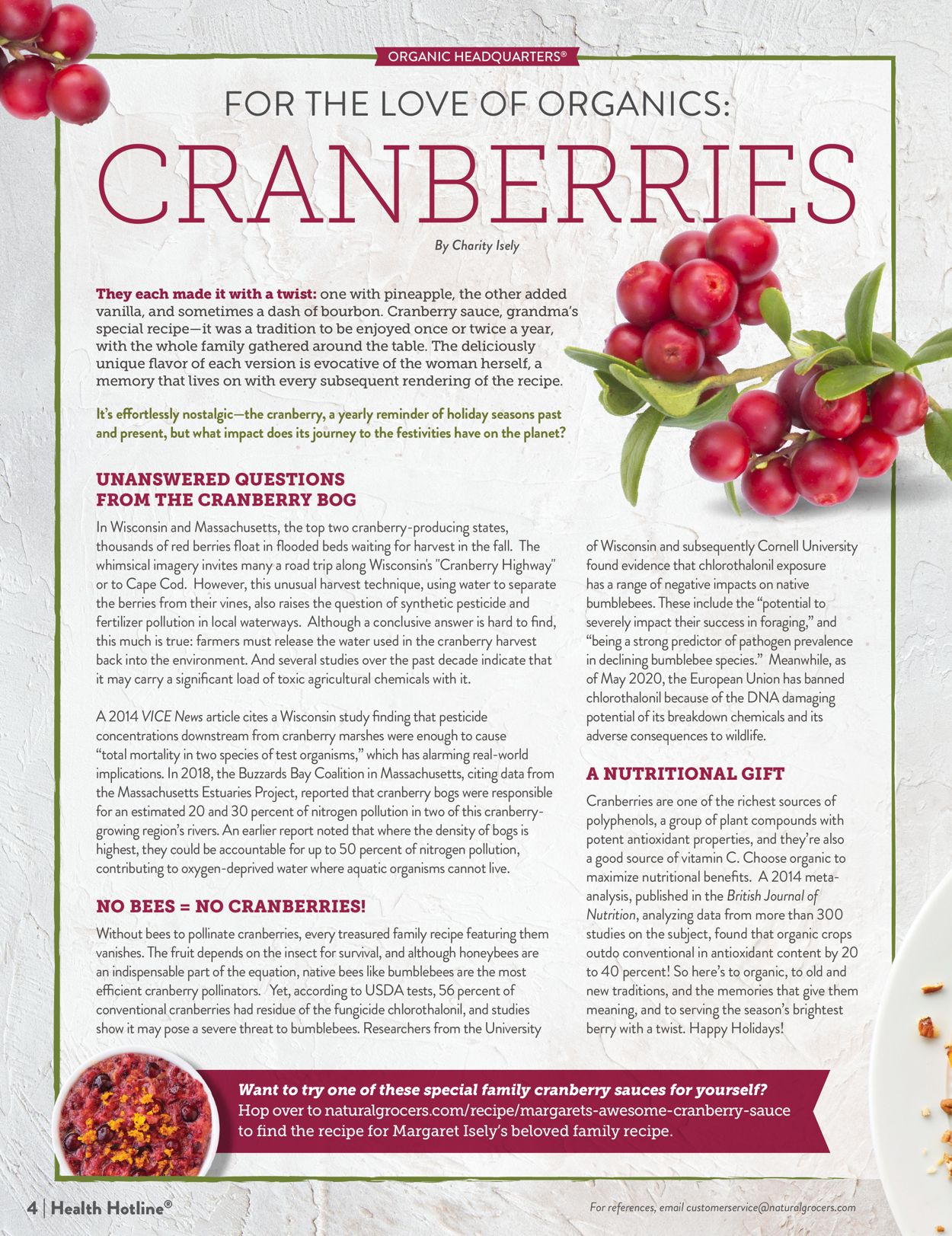 Catalogue Natural Grocers THANKSGIVING 2021 from 10/29/2021