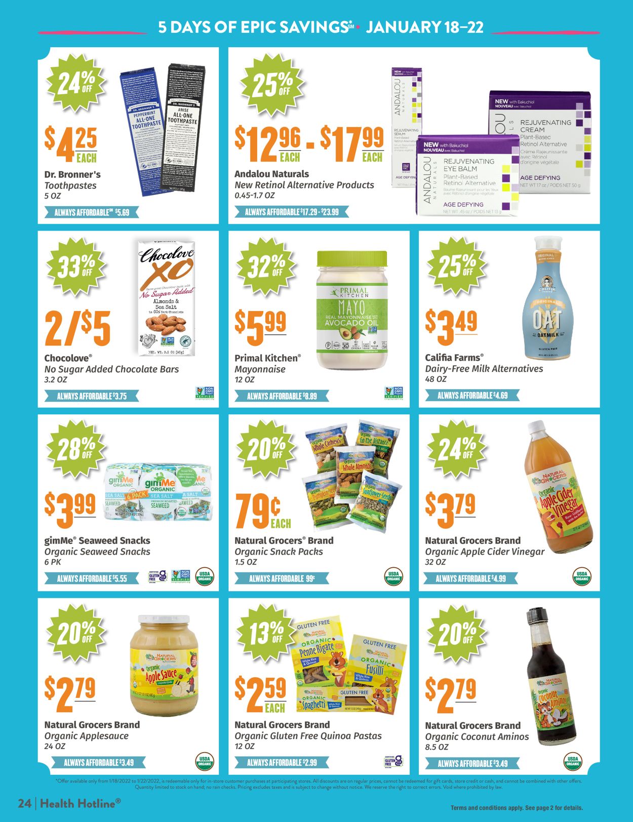Catalogue Natural Grocers from 01/10/2022