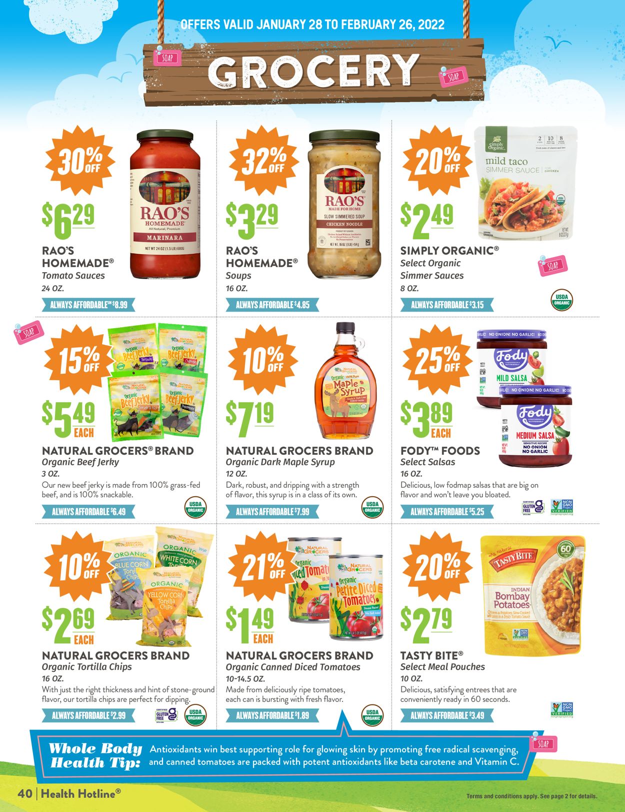 Catalogue Natural Grocers from 01/28/2022