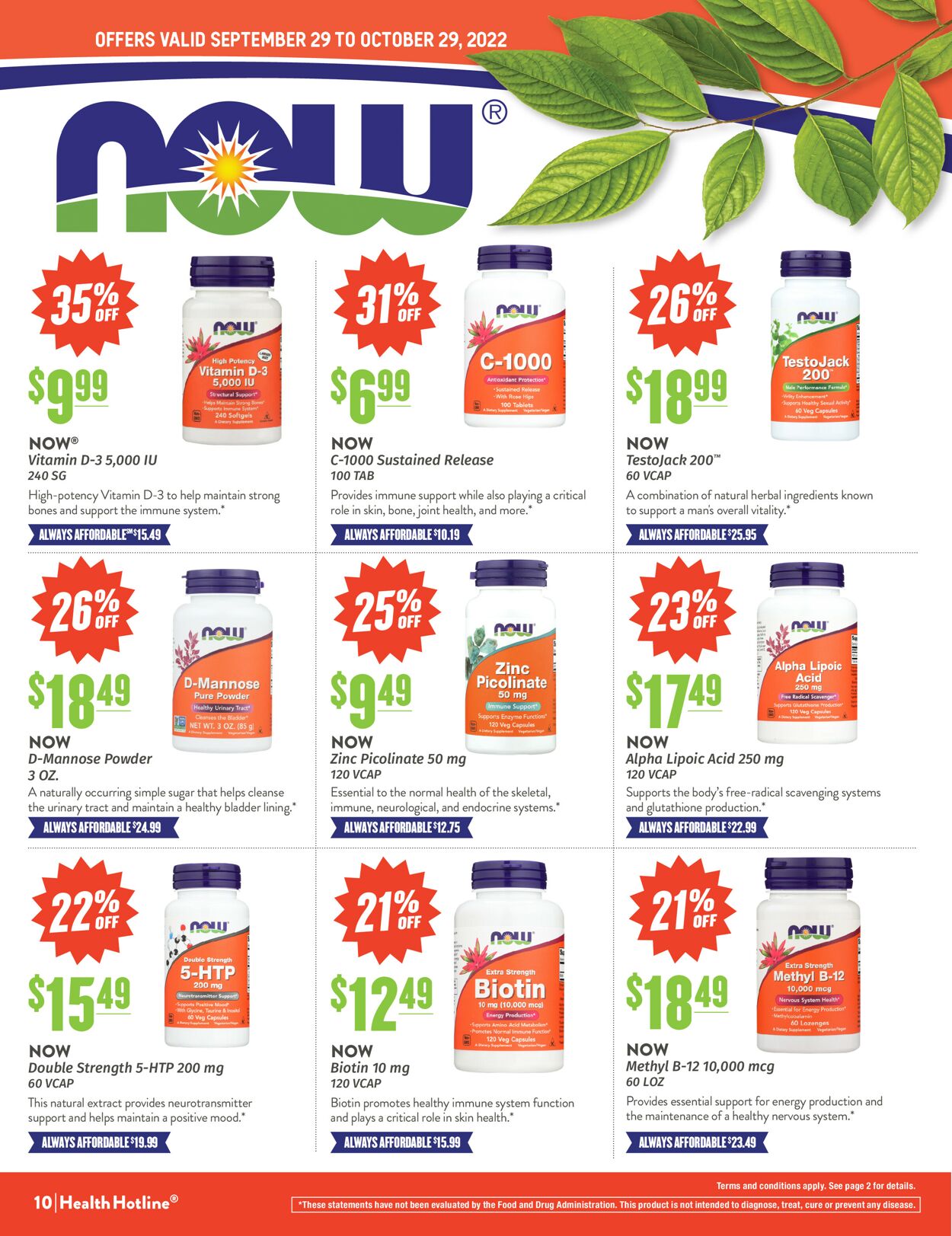 Catalogue Natural Grocers from 09/29/2022