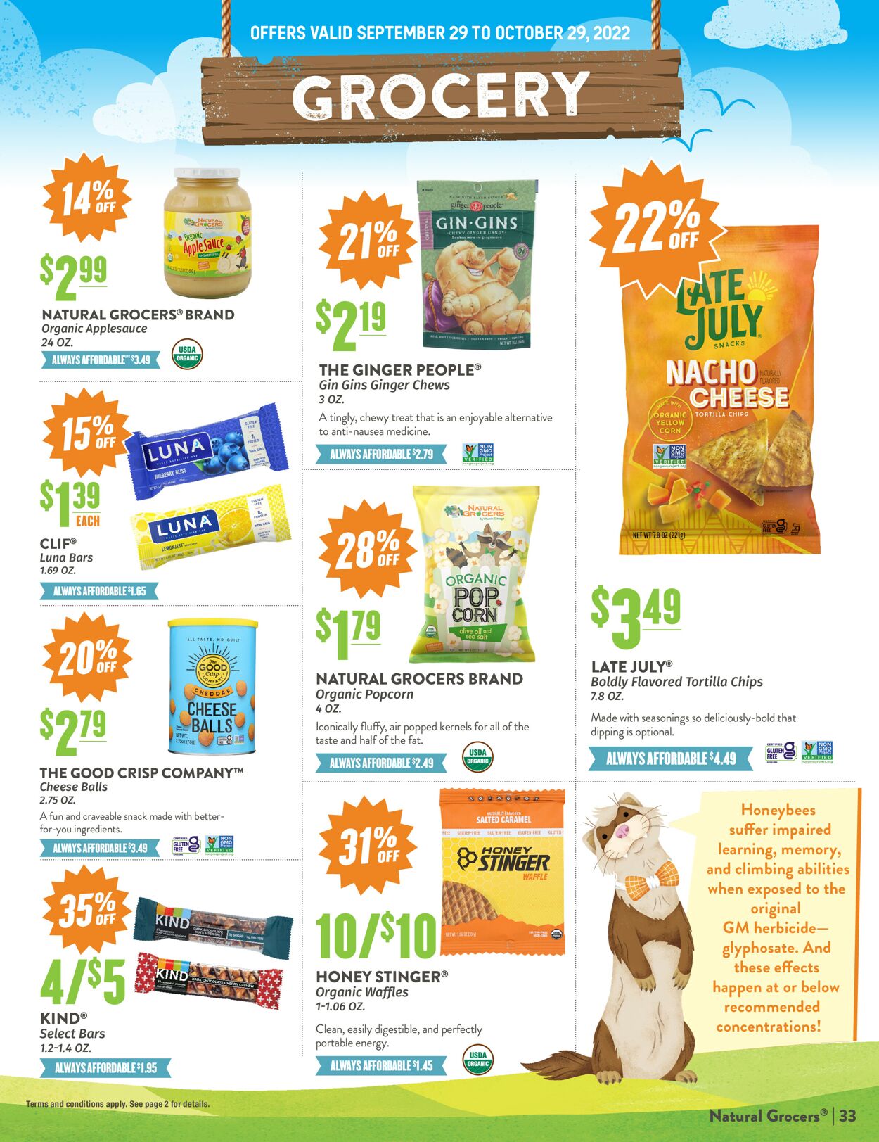 Catalogue Natural Grocers from 09/29/2022