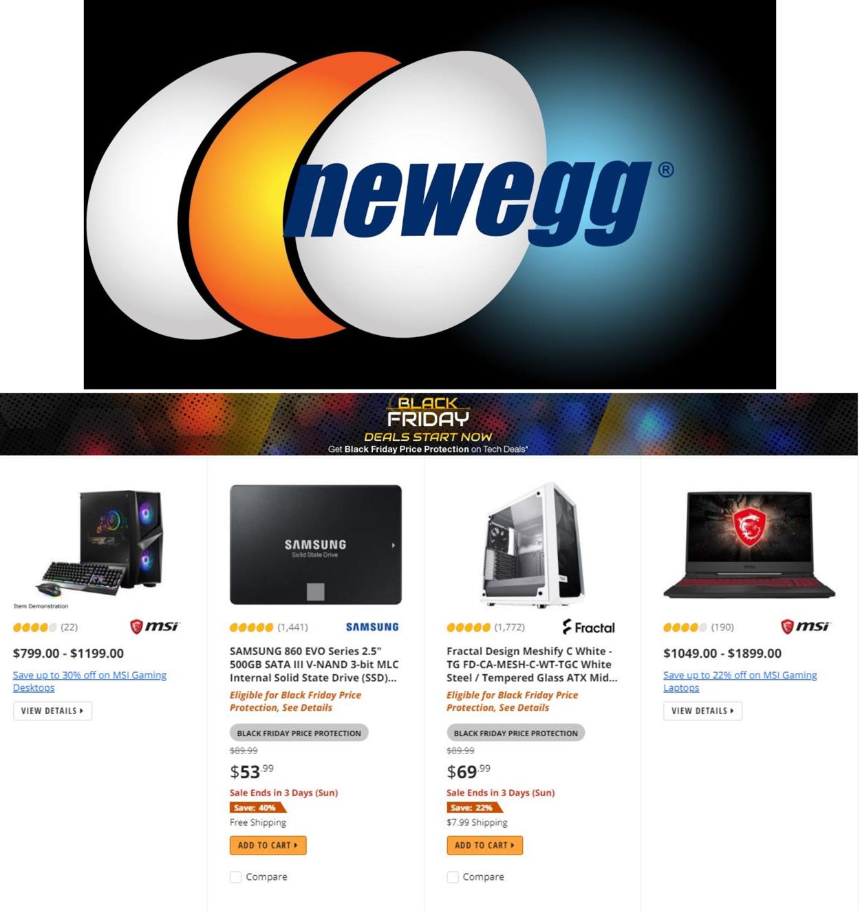 Newegg Black Friday 2020 Current Weekly Ad 11 13 11 19 2020 Frequent Ads Com