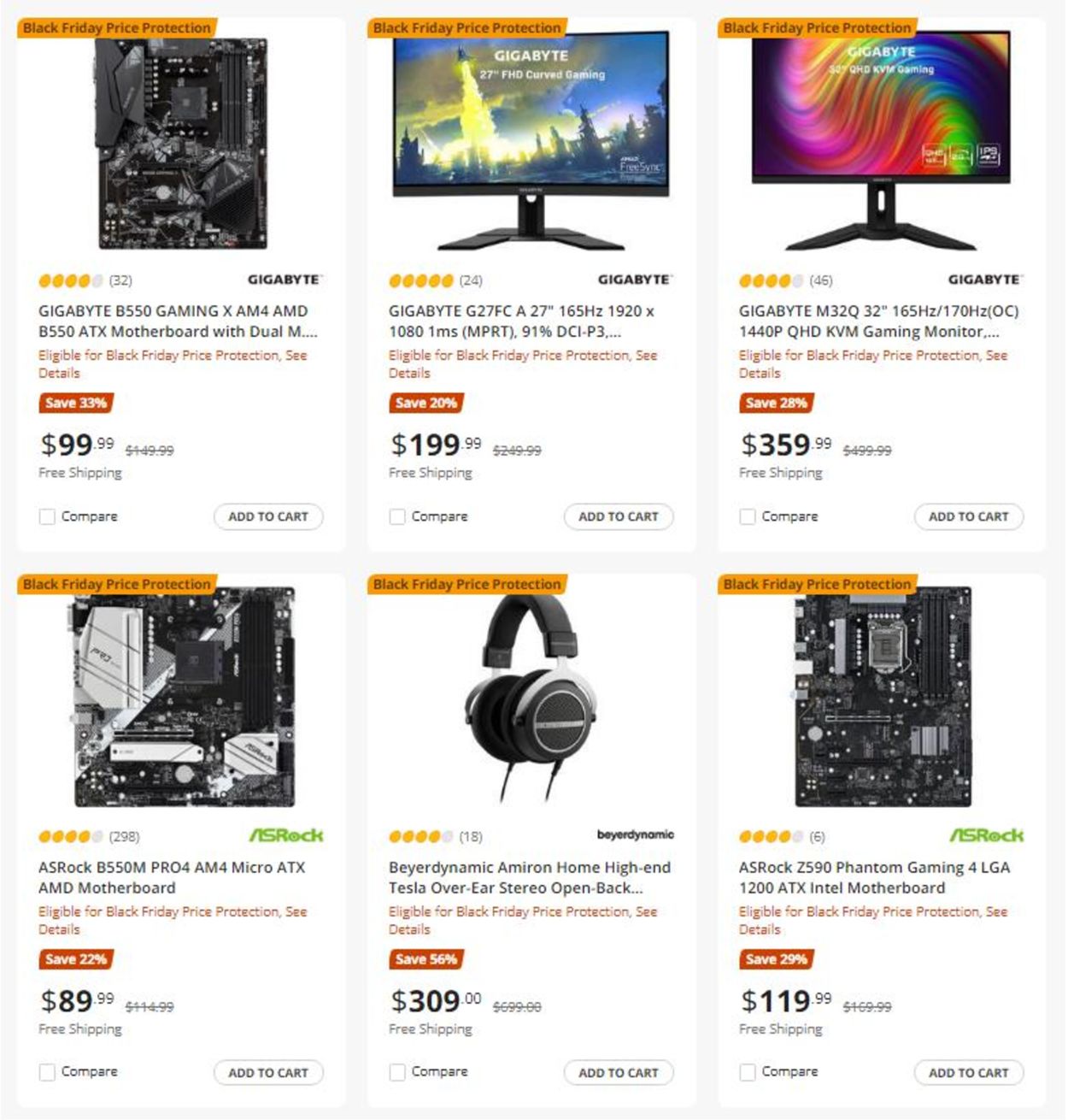 Catalogue Newegg CYBER MONDAY 2021 from 11/16/2021