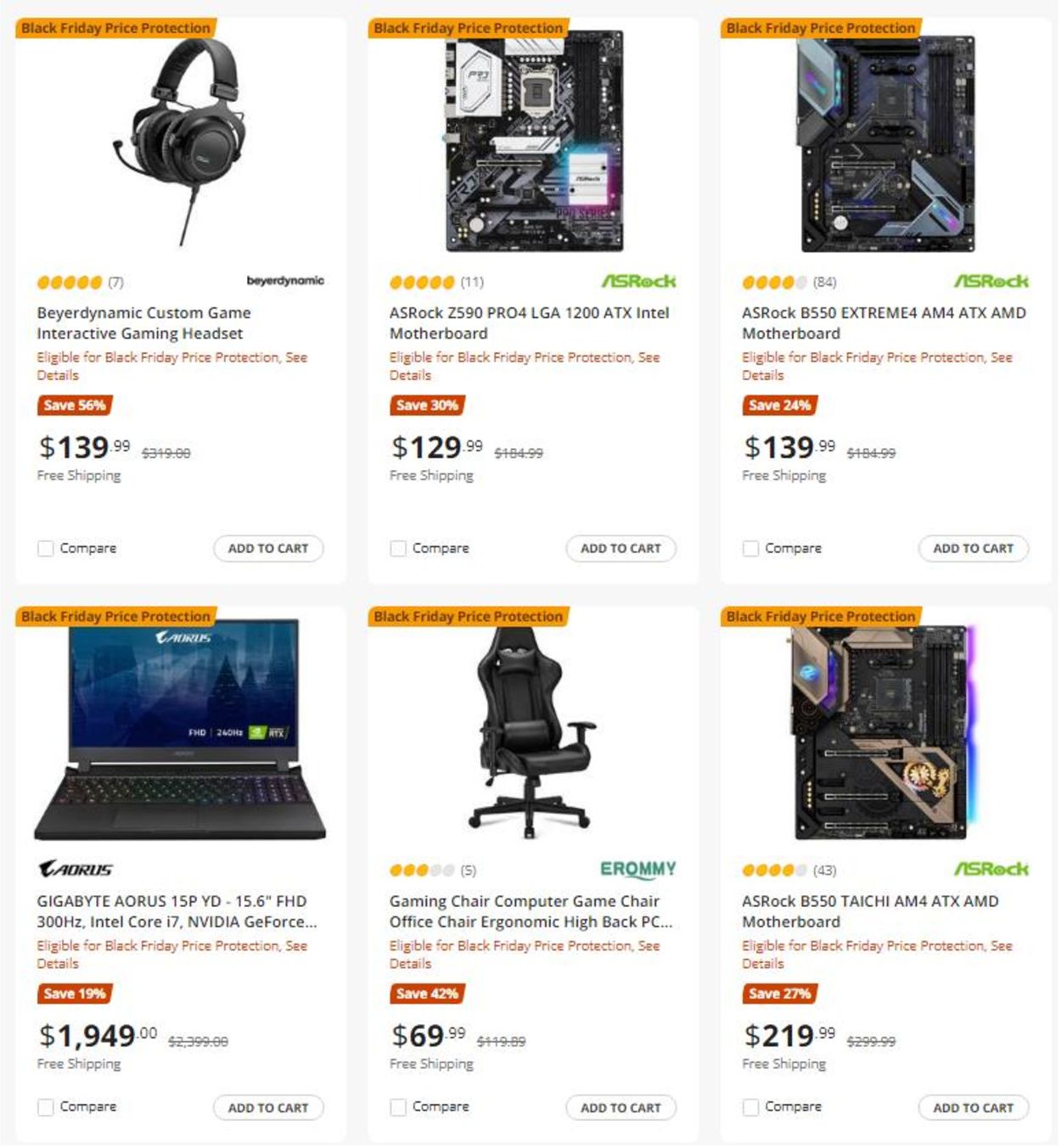 Catalogue Newegg CYBER MONDAY 2021 from 11/16/2021