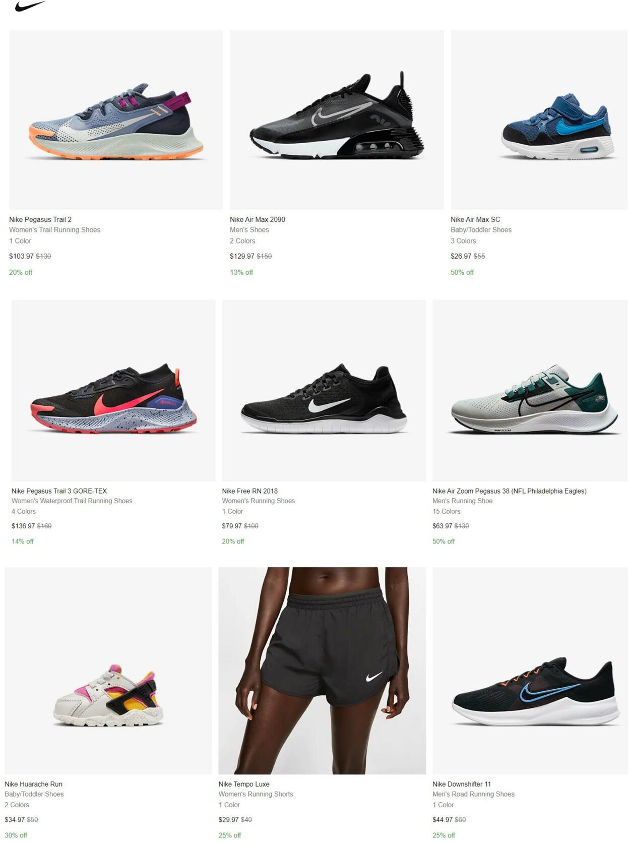Catalogue Nike from 09/22/2022