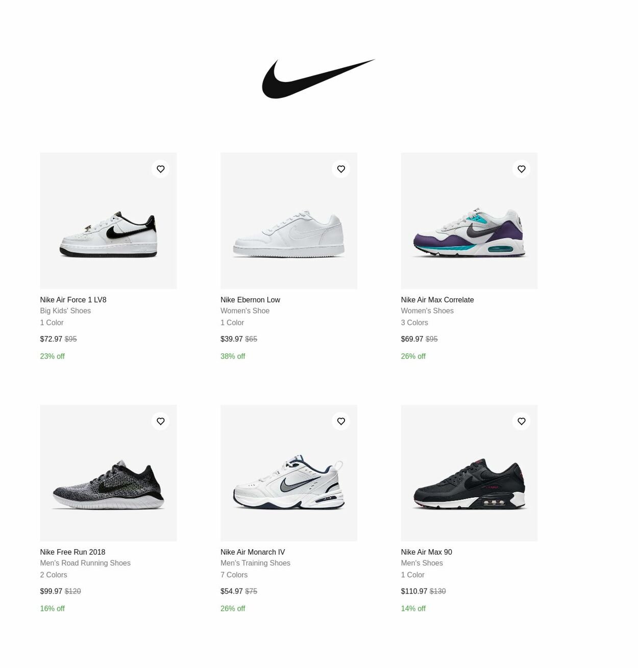 Catalogue Nike from 01/27/2023