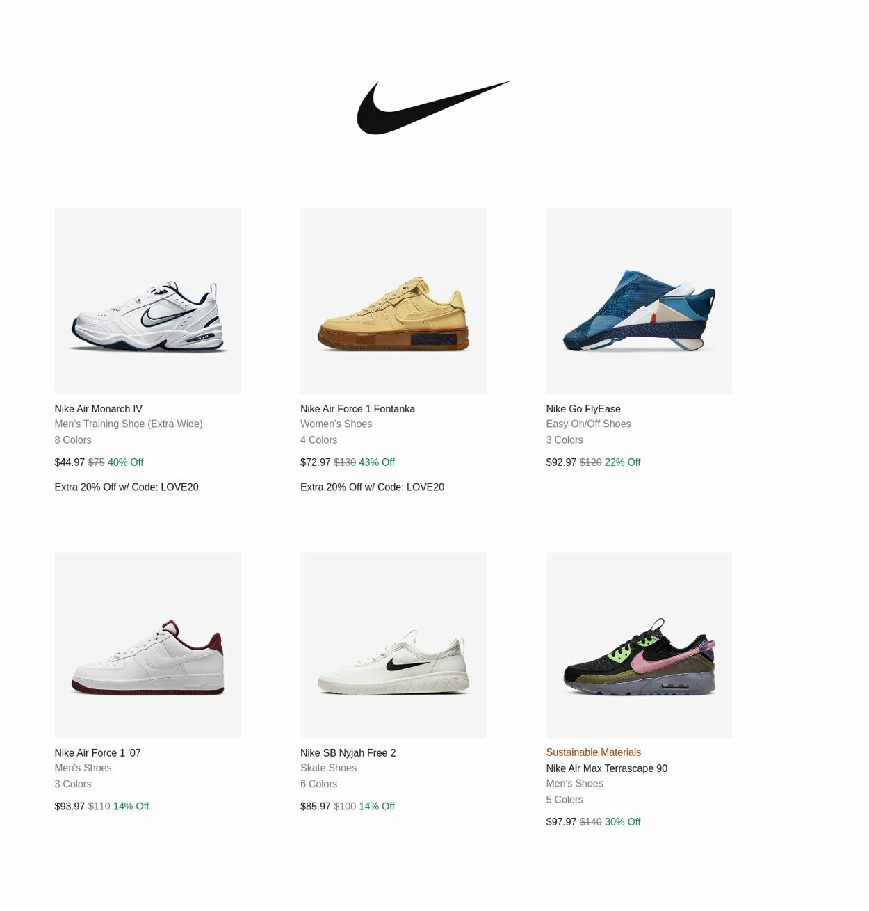 Catalogue Nike from 02/03/2023