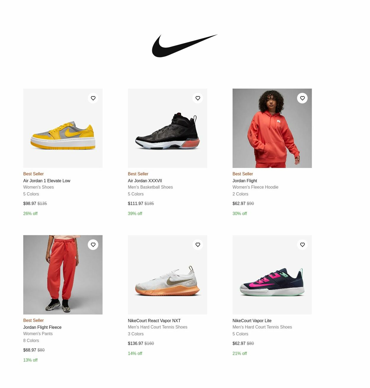 Catalogue Nike from 02/10/2023
