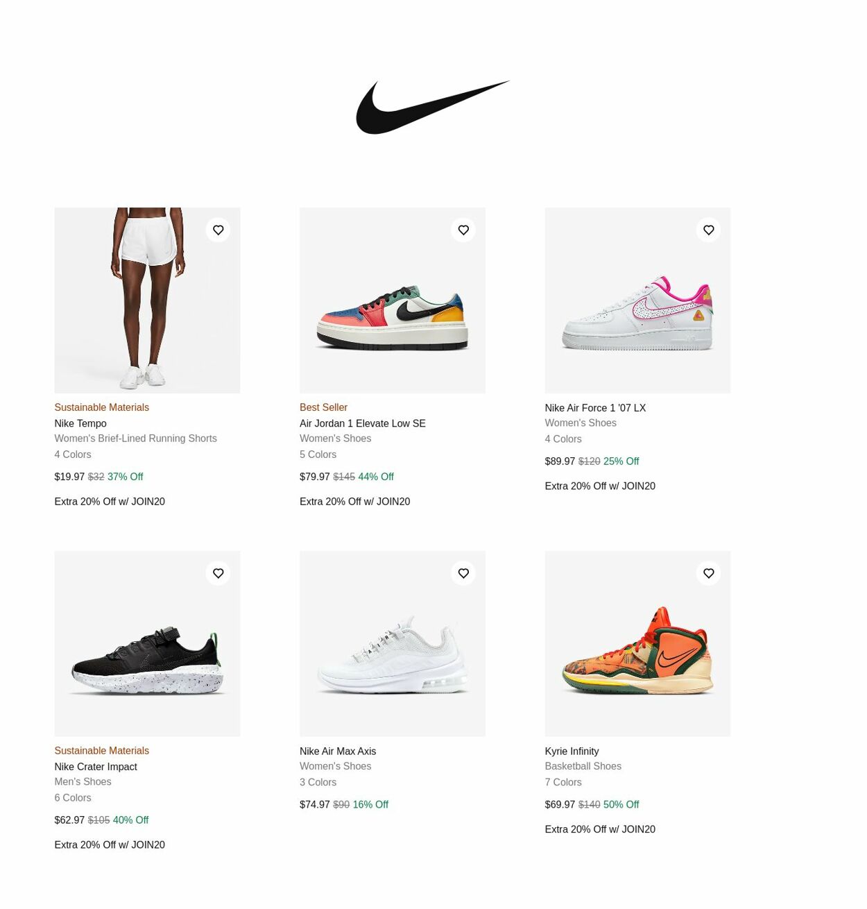 Catalogue Nike from 02/17/2023