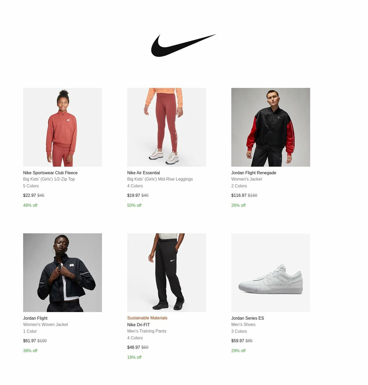 Catalogue Nike from 02/24/2023