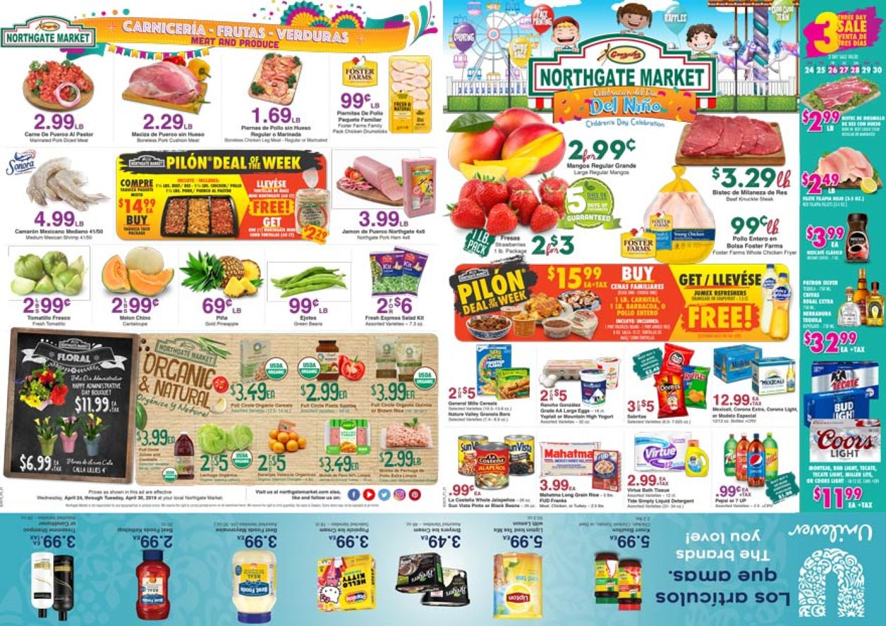 Catalogue Northgate Market from 04/24/2019