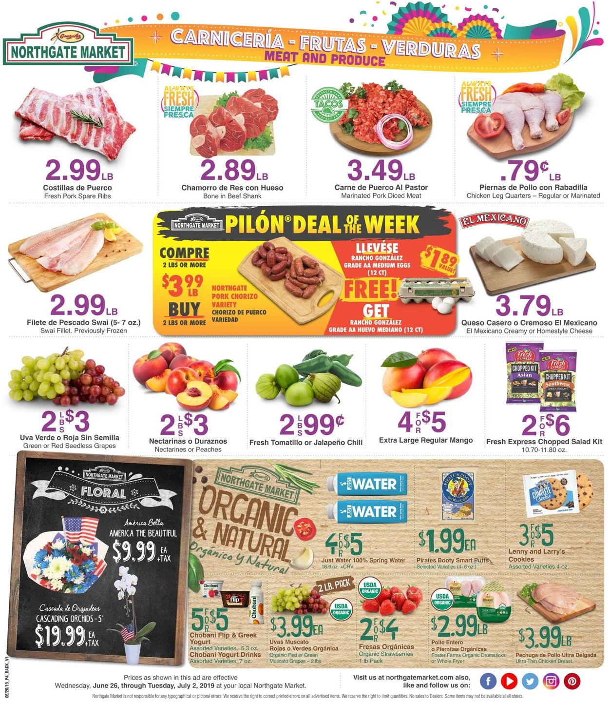 Catalogue Northgate Market from 06/26/2019