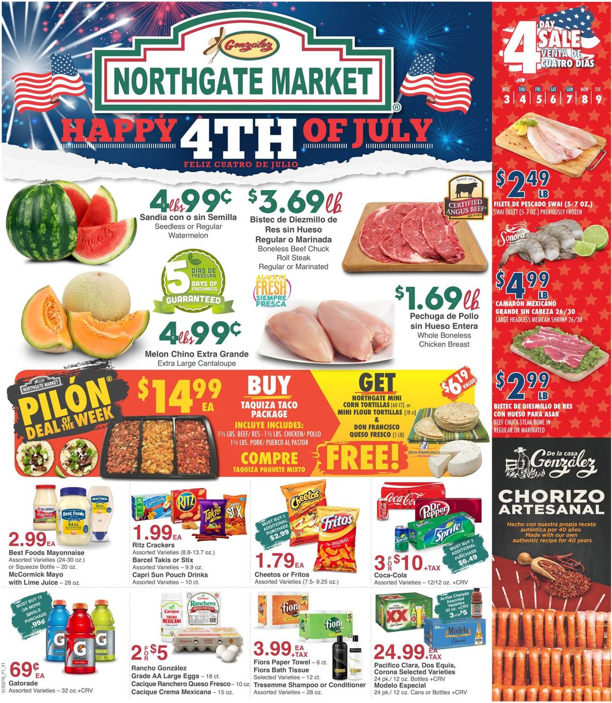 Catalogue Northgate Market from 07/03/2019