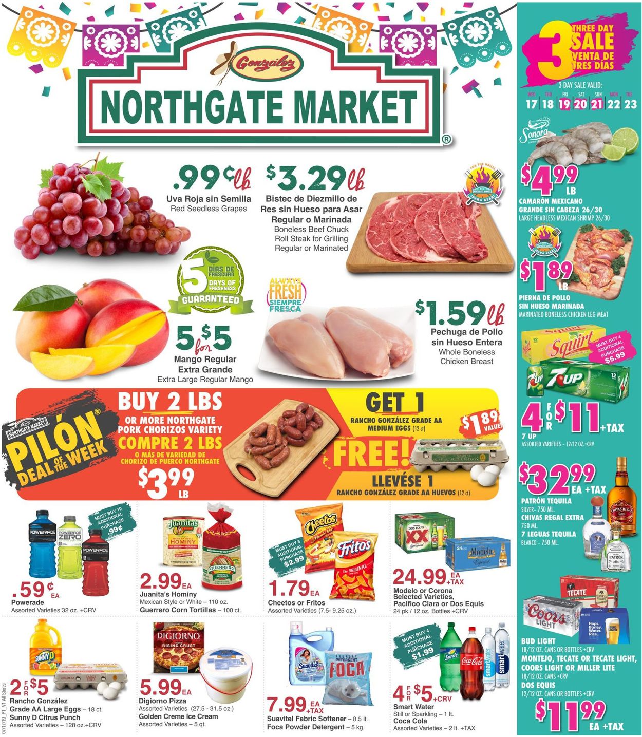 Catalogue Northgate Market from 07/17/2019