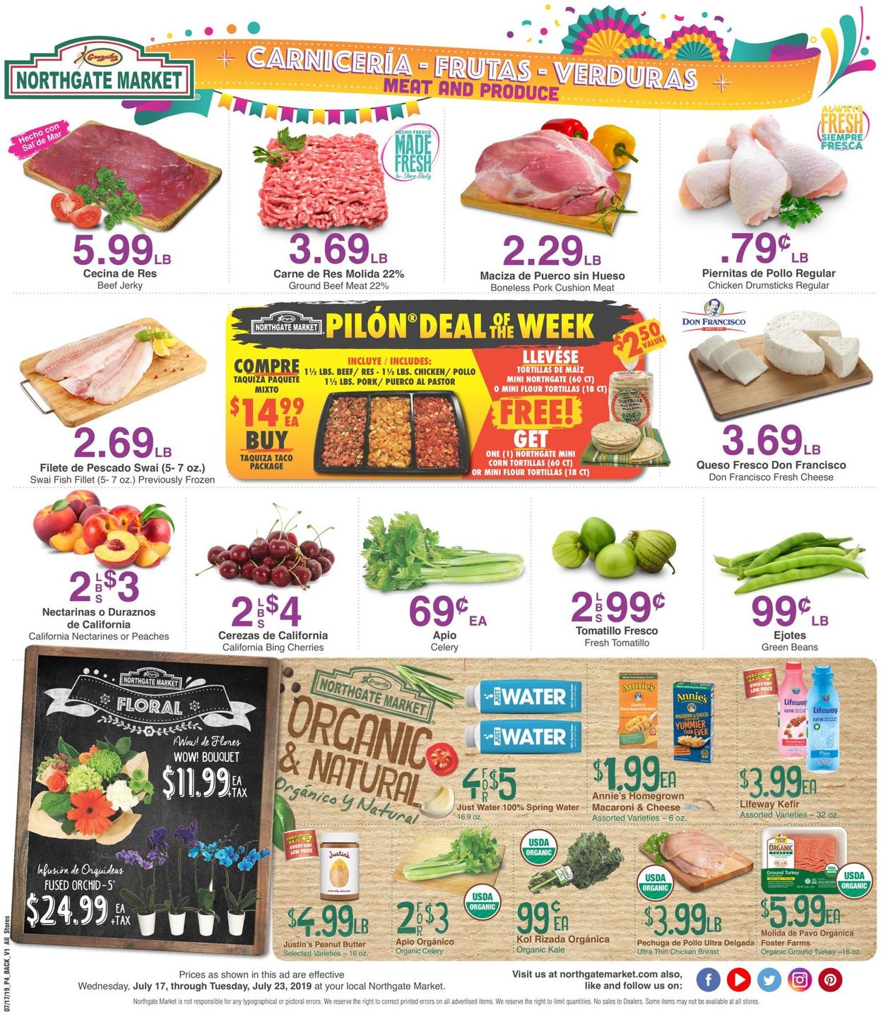 Catalogue Northgate Market from 07/17/2019